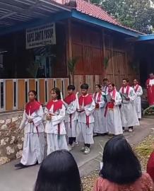 Umat Katolik Kapel Santo Yusup Blekonang Laksanakan Ibadat Minggu Palma